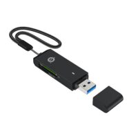 BIAN02B - Lector de tarjetas USB 3.0 2 en 1, SD/SDHC/SDXC, Micro SD/T-Flash