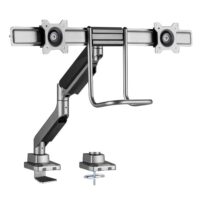 Soporte de sobremesa para dos monitores de 17"-32"