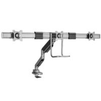 Soporte de sobremesa para monitor triple de 17"-27"