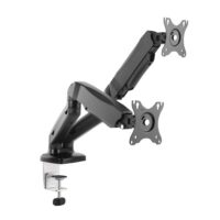 Soporte de sobremesa para dos monitores interactivos de 17"-32""