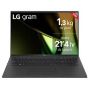 LG gram 17ZD90S/Intel Core Ultra 7/ 16GB/ 512GB SSD/ 1,3Kg/ 21,4h/ Sin Sistema Operativo