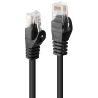 Cable de red Cat.6 U/UTP, negro, 1m