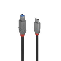 Cable USB 3.2 tipo C a B, 5Gbps, Anthra Line, 3m