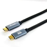 Cable USB 3.2 Gen 2 C a C, M/M, 2,0m, PD100W , 4K/60Hz, 10Gbps, Negro