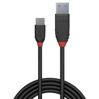 Cable USB 3.2 tipo A a C, 10Gbps, Black Line, 0,15m