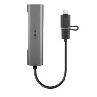 Adaptador Ehernet Giganit y Hub USB 3.2 Gen1