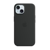 iPhone 15 Silicone Case with MagSafe - Black