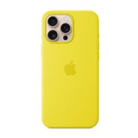 FUNDA DE SILICONA CON MAGSAFE IPHONE 16 PRO MAX - AMARILLO CARAMBOLA