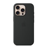 FUNDA DE SILICONA CON MAGSAFE PARA EL IPHONE 16 PRO MAX - NEGRO