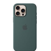 FUNDA DE SILICONA CON MAGSAFE PARA EL IPHONE 16 PRO - VERDE LAGO