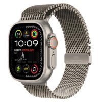 Apple Watch Ultra 2 (GPS + Cellular) - Caja de titanio natural 49 mm - Pulsera Milanese Loop en titanio natural - Talla S