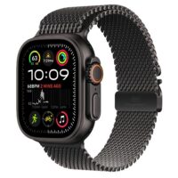 Apple Watch Ultra 2 (GPS + Cellular) - Caja de titanio negro 49 mm - Pulsera Milanese Loop en titanio negro - Talla S