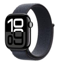 Apple Watch Series 10 (GPS + Cellular) - Caja de aluminioazabache 42 mm - Correa deportiva color tinta