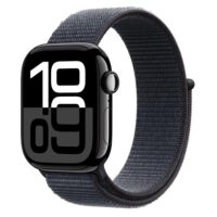 Apple Watch Series 10 (GPS + Cellular) - Caja de aluminio azabache 46 mm - Correa deportiva color tinta