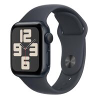 Apple Watch SE (GPS) - Caja de aluminio Medianoche 40 mm - Correa deportiva - Talla M/L