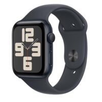 Apple Watch SE (GPS) - Caja de aluminio Medianoche de 44 mm - Correa deportiva color medianoche - Talla S/M