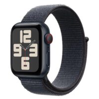 Apple Watch SE (GPS + Cellular) - Caja de aluminio Medianoche de 40 mm - Correa Loop deportiva color tinta