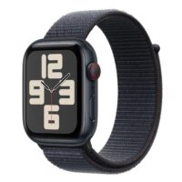Apple Watch SE (GPS + Cellular) - Caja de aluminio Medianoche de 44 mm - Correa Loop deportiva color tinta