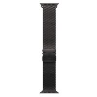 Pulsera Milanese Loop en titanio negro (49 mm) - Talla L