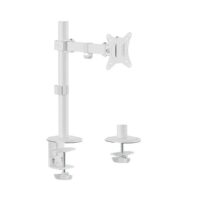 Soporte de escritorio articulado para monitor de 17"-32", blanco