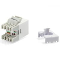 Conector Keystone LSA sin apantallar Cat.6, tipo delgado, blanco, 8 (uds./paquete)