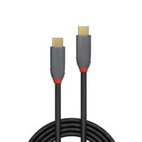 Cable USB 3.2 tipo C a C, 20Gbps, 5A, PD, Anthra Line, 2m