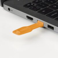 Bloqueador de puertos RJ45, naranja, 20 unidades