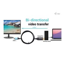 Video adapter USB-C DisplayPort Bi-Directional 8K/30Hz 150cm