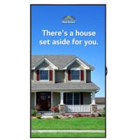 55XS4P-B Alto brillo Escaparate 24/7