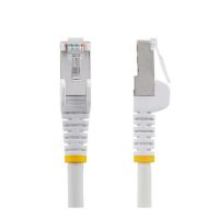 Cable 1 5m de Red Cat6a Blanco Snagless PoE++ 100W RJ45