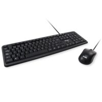 Combo de teclado y ratón con cable, diseño ES (QWERTY)