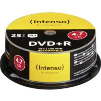 Box 25 Discos DVD+R de 4,7 GB, velocidad 16x