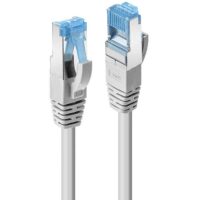 Cable de red Cat.6A U/UTP LSZH, gris, 0,3m