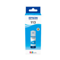 113 EcoTank Pigment Cyan ink bottle