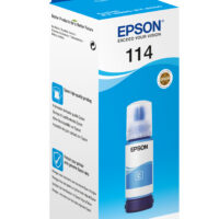 114 EcoTank Cyan ink bottle