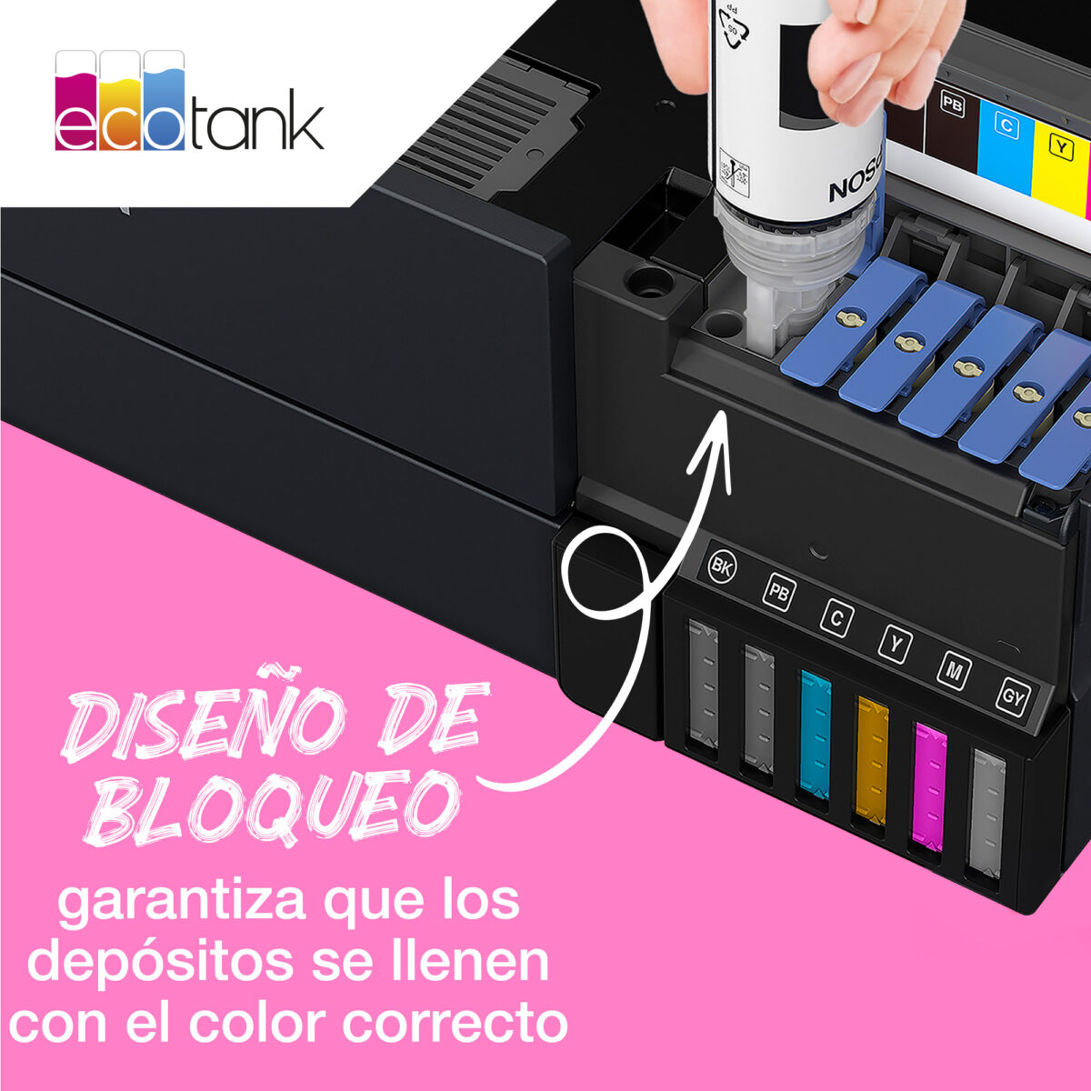 114 EcoTank Grey ink bottle 114 EcoTank Grey ink bottle