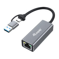 133495 USB-C to 2.5 Gigabit Ethernet Network (USB-C+A) Adapter