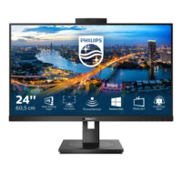 242B1H/00: 23.8'' REGULABLE Y PIVOTANTE, IPS VGA DP HDMI USB 2MM WEBCAM 4ms FHD 75Hz
