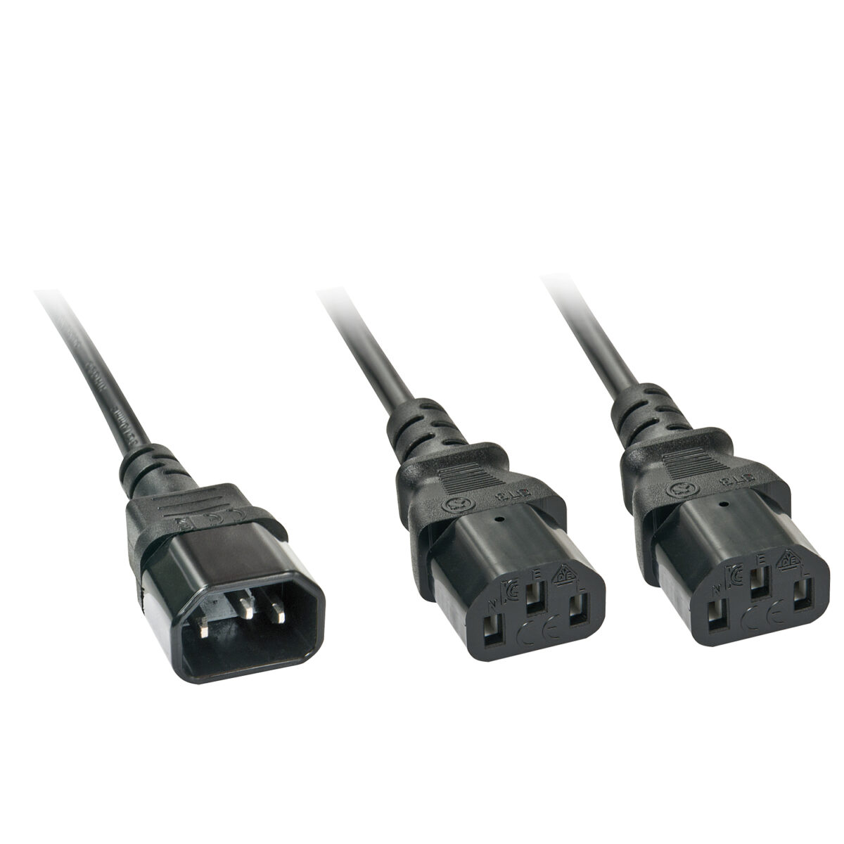 30039 Cable bifurcador IEC de 2 m IEC C14 a 2 x IEC C13 30039 Cable bifurcador IEC de 2 m IEC C14 a 2 x IEC C13
