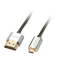 41680 - CROMO Cable delgado de HDMI a Micro HDMI de alta velocidad con Ethernet, 0,5 m