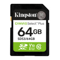 64GB SDXC Canvas Select Plus Gen3 100MB/s C10 UHS-I U1 V10