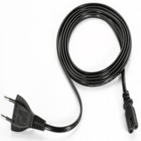 AC LINE CORD 1.8M UNGROUNDED TWO WIRE CEE7/16. DCH6001 (COUNTRIES KR VN BE FR DE IT NL ES SE AR CL)