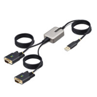 Adaptador Serie USB a Serie de 2 Puertos de 4m FTDI RS232