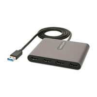 Adaptador USB 3.0 a 4 Puertos HDMI