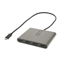 Adaptador USB-C a 4 Puertos HDMI