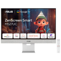 ASUS ZENSCREEN SMART MS27UC ? 27-INCH UHD (3840 X 2160) IPS PANEL WITH99  SRGB  GOOGLE TV  HARMAN KARDON SPEAKERS  USB TYPE-C