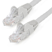 Cable 10m de Red Latiguillo Ethernet RJ45 UTP Snagless Gris
