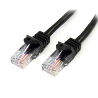 Cable 2m Negro Cat5e RJ45