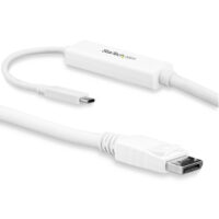Cable 3m USB-C a DP 4K Blanco