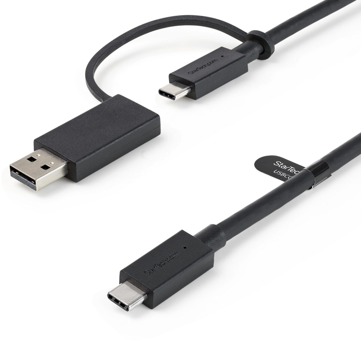 Cable de 0 9m USB-C con Adaptador USBA - Cable USB TipoC Cable de 0 9m USB-C con Adaptador USBA - Cable USB TipoC